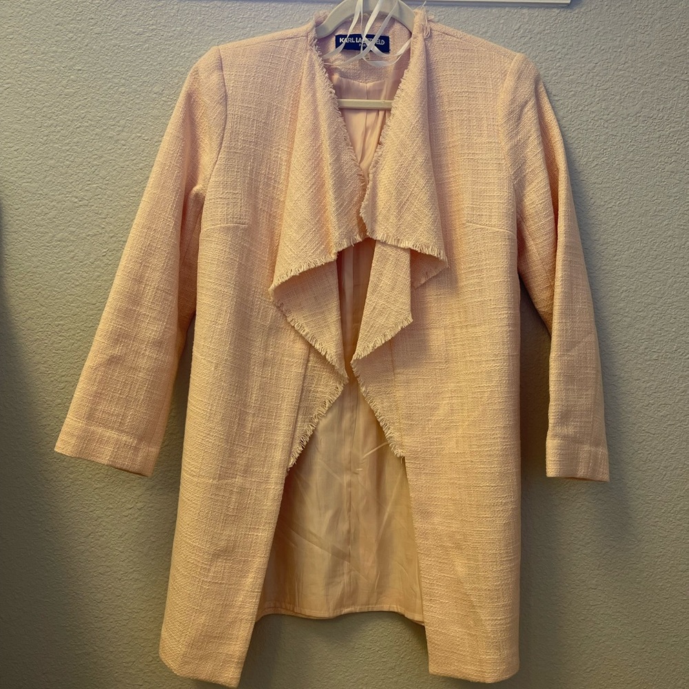 Karl Lagerfeld thigh length blazer